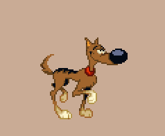 Gif animé Lucky Luke Rantanplan